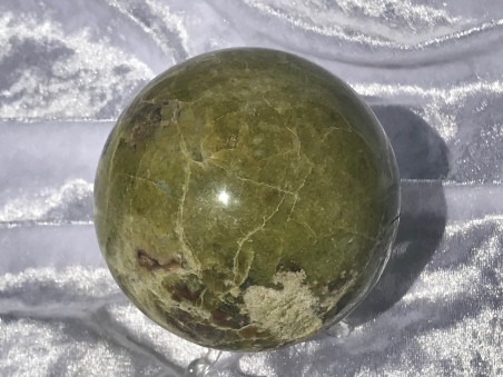 Boutique minéraux pierres des elfes - SPHERE OPALE VERTE