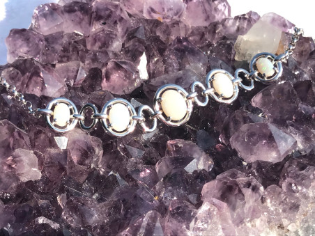 Boutique ésotérique pierres des elfes - Bracelet en Opale Noble