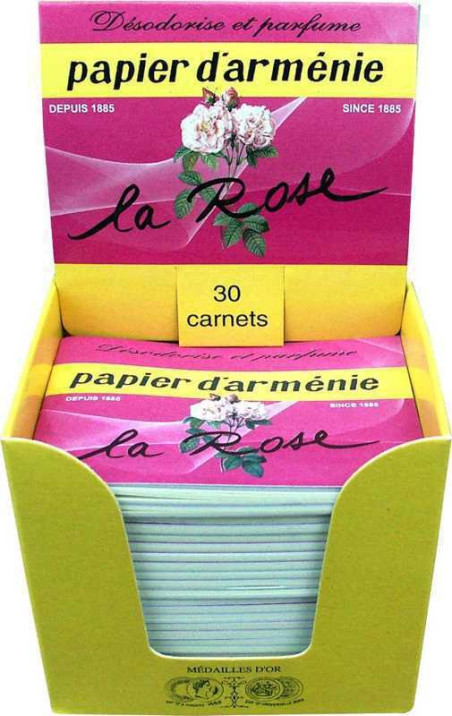 Boutique ésotérique pierres des elfes - papier d'Arménie Rose