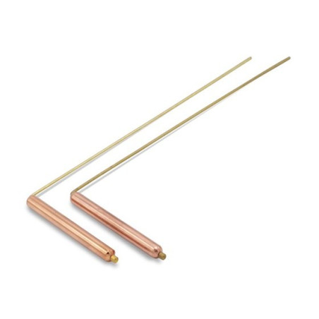 Baguette de radiesthésie (paire) laiton/cuivre