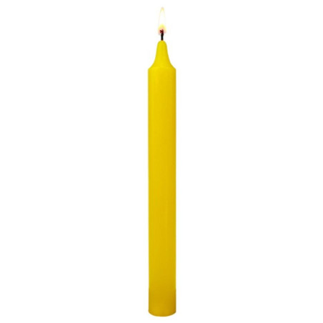 Boutique ésotérique pierres des elfes - Bougie jaune