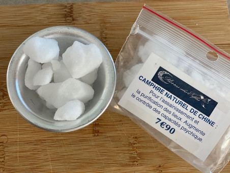 Boutique ésotérique pierres des elfes - Encens Camphre de chine Naturel
