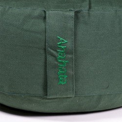 Boutique ésotérique pierres des elfes - Coussin méditation 4ème Chakra Anahata brodé