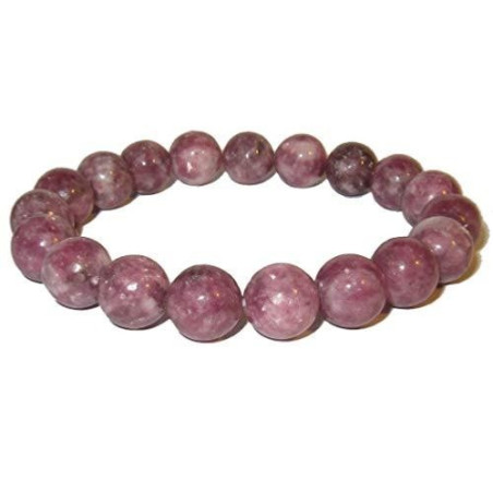 Boutiqie ésotérique pierres des elfes - Bracelet Lépidolite 6 et 8 mm