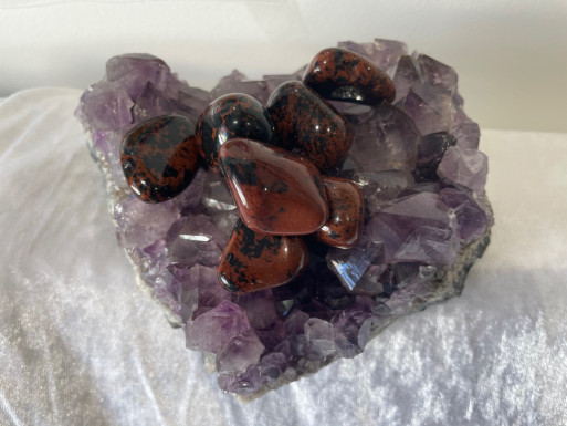 Boutique ésotérique Pierres des Elfes - Obsidienne Acajou