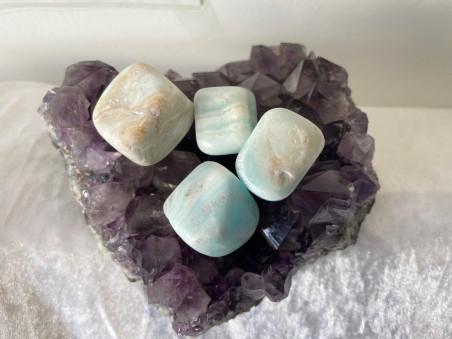 Boutique Pierres des Elfes - Aragonite Bleu