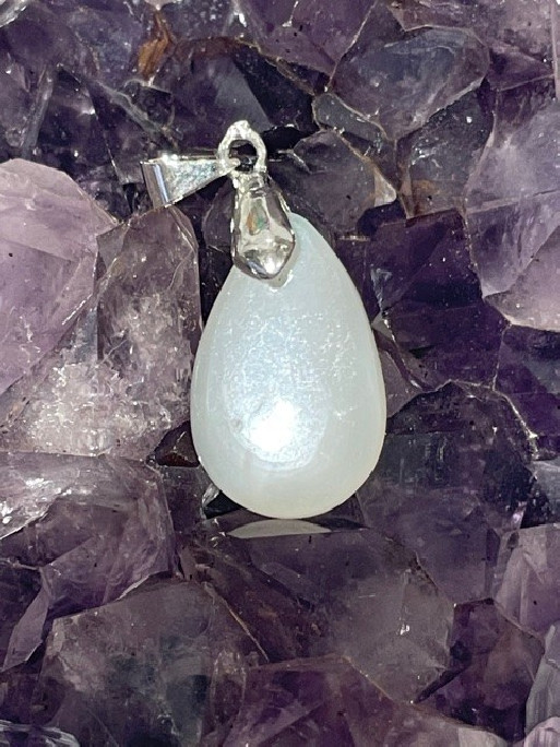 Bijouterie ésotérique pierres des elfes - Pendentif Pierre de Lune
