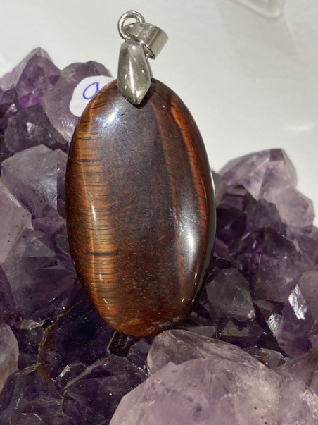 Bijouterie ésotérique pierres des elfes - Pendentif Oeil de Taureau