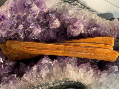 Boutique ésotérique Pierres des Elfes - Porte Encens bois