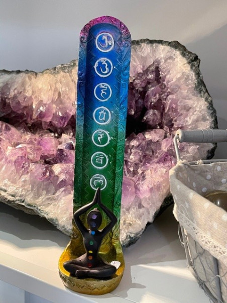 Boutique ésotérique Pierres des Elfes - Porte Encens 7 chakras