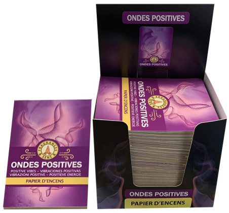 Boutique ésotérique pierres des elfes - Papiers d'encens Ondes Positives