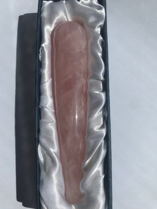 Bâton de massage en quartz rose