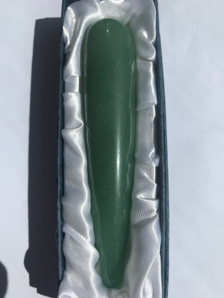 Bâton de massage en aventurine verte