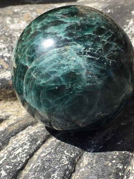 SPHERE APATITE VERTE