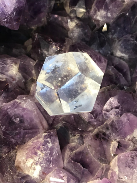 dodecaedre cristal de roche
