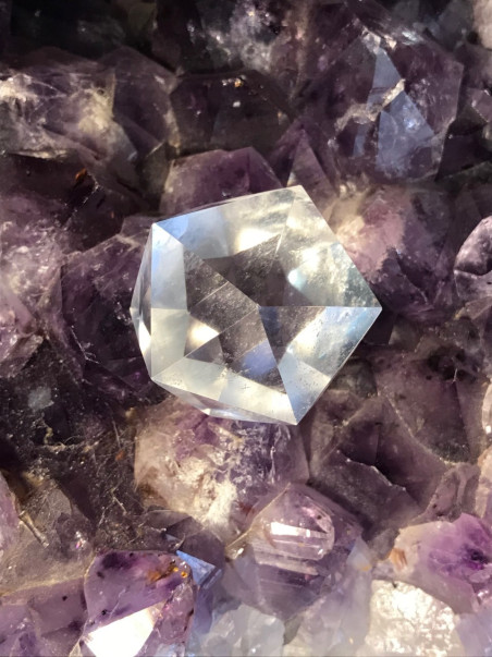 dodécaedre cristal de roche