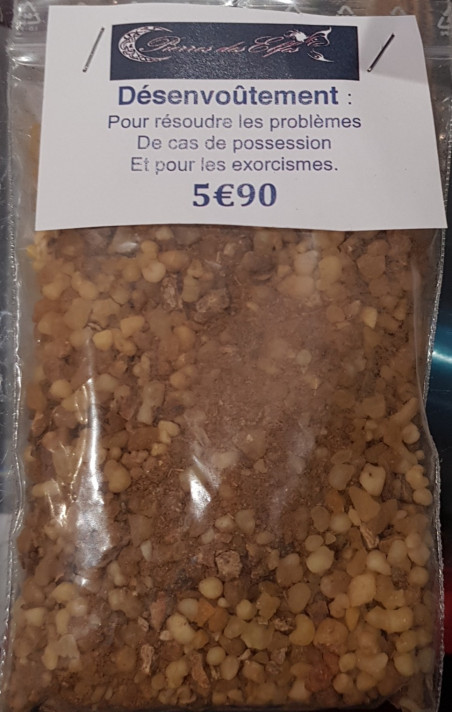Boutique ésotérique pierres des elfes - Encens Désenvoutement
