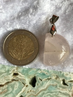 pendentif quartz rose