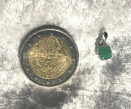 pendentif emeraude