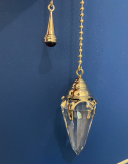 pierres des elfes - Pendule grand maharadja 4 rubis dominique coquelle