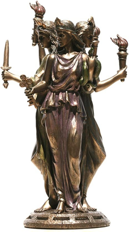 Boutique ésotérique pierres des elfes - Statue des trois déesses | Taille Environ 20 cms