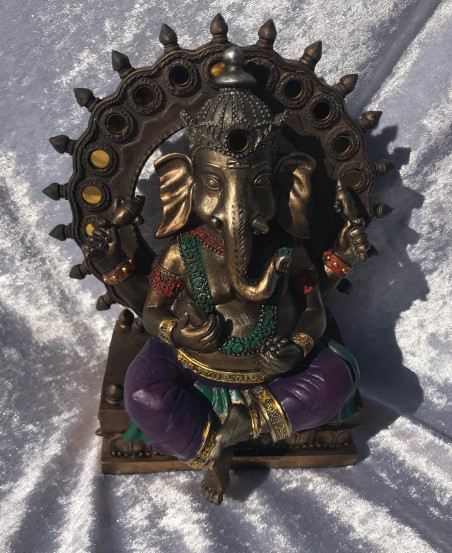 Boutique ésotérique pierres des elfes - Statue Ganesh | Environ 20 cms
