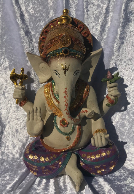 Boutique ésotérique pierres des elfes - Statue Ganesh grand modèle | Environ 45 cms